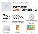 ZONT Climatic 1.3 Погодозависимый автоматический GSM / Wi-Fi регулятор (1 ГВС + 3 прямых/смесительных) с доставкой в Черкесск
